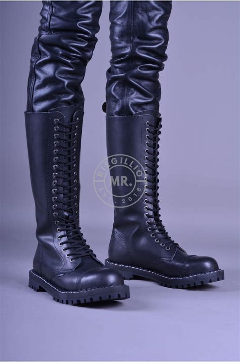 fetisch stiefel|Shop Black Fetish Leather Boots at MR. Riegillio